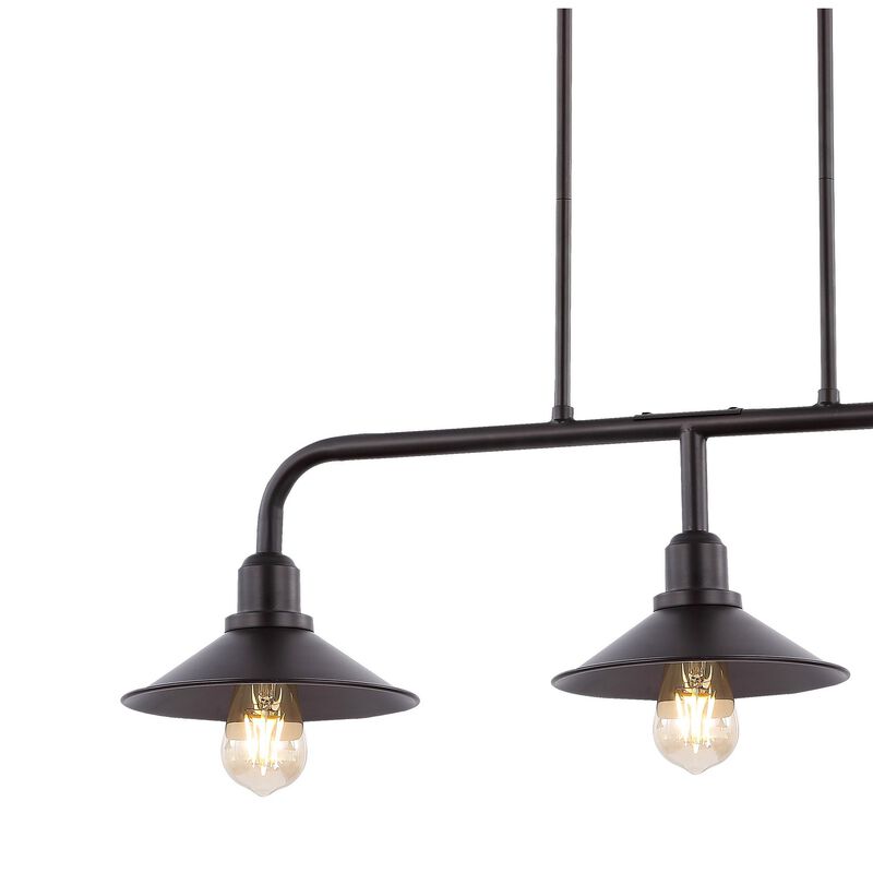 Cade 3-Light Metal Farmhouse Industrial LED Pendant