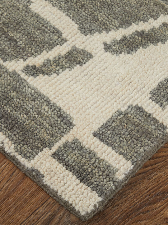 Sutton T6003 Pewter/Green 9'6" x 13'6" Rug By Thom Filcia