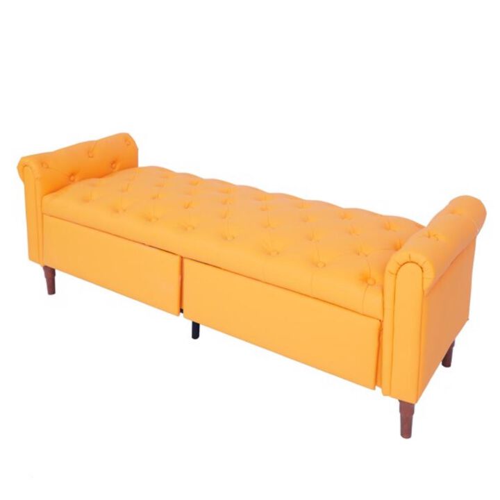 Multifunctional Storage Sofa Space-Saving Upholstered Couch with Hidden Compartment