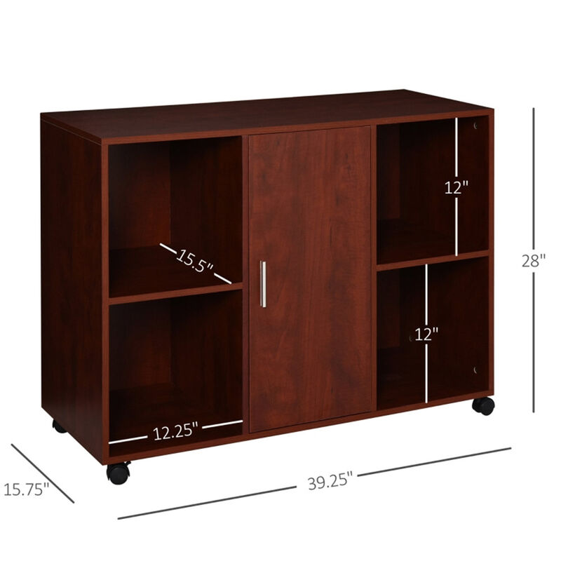 Freestanding Storage Cabinet with File Drawers for Office Organization