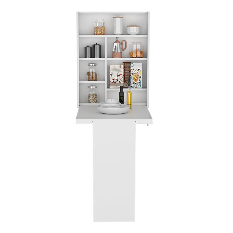Foldable Table Tacoma, Living Room, White