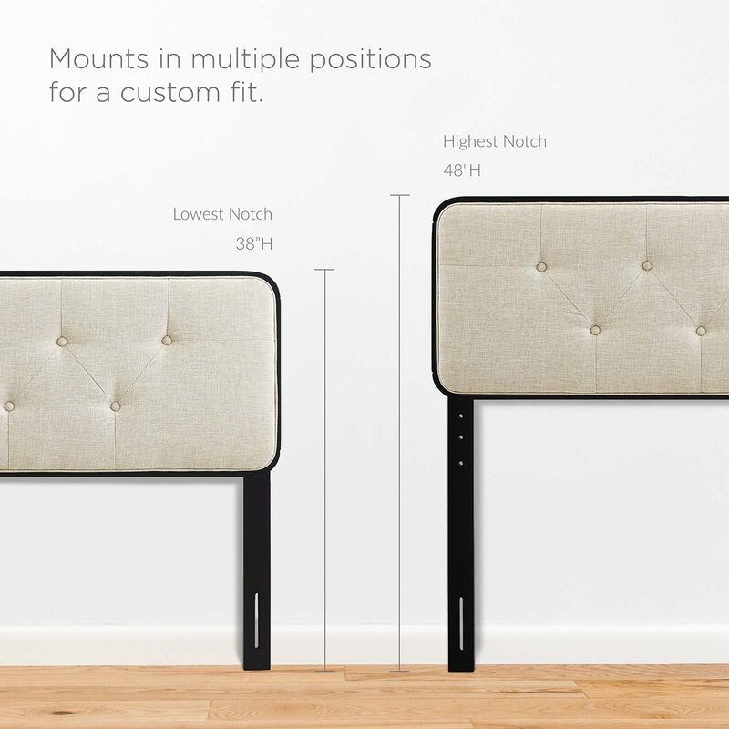 Modway - Bridgette Full Wood Platform Bed with Splayed Legs