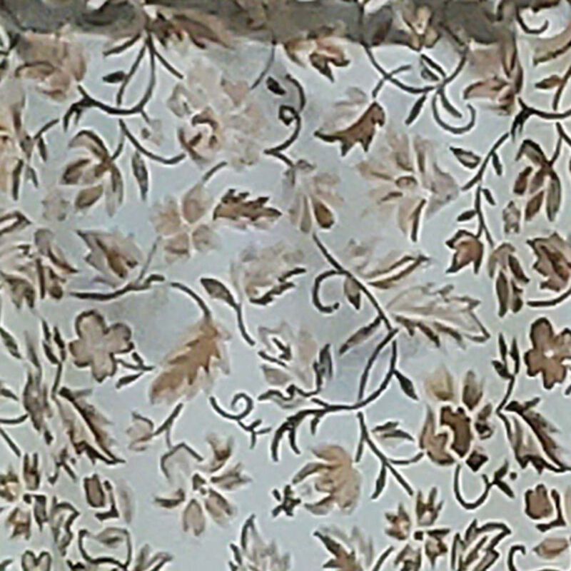 RLF Home Chopin Bravo Window Treatment Valance 1-1/2" rod pocket 2" header 50" x 15" Blue Mist