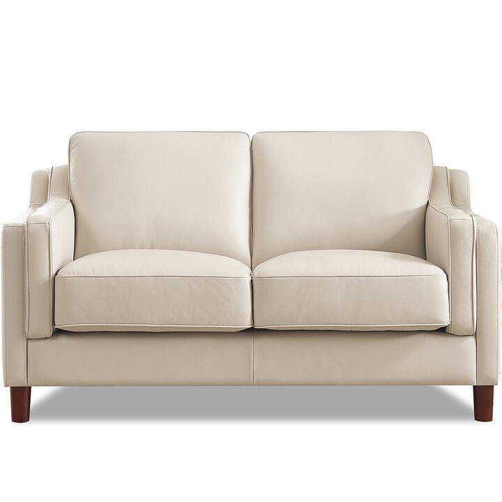 Bella Top Grain Leather Loveseat