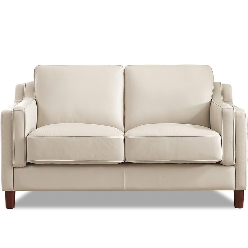 Bella Top Grain Leather Loveseat