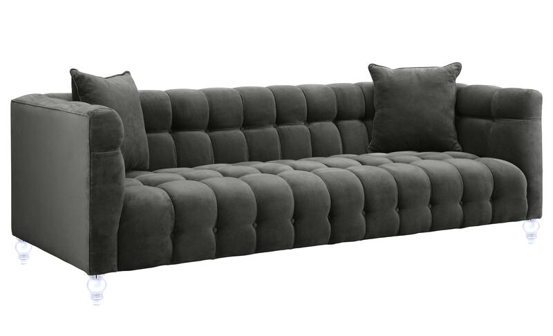 Bea Hot Pink Velvet Sofa