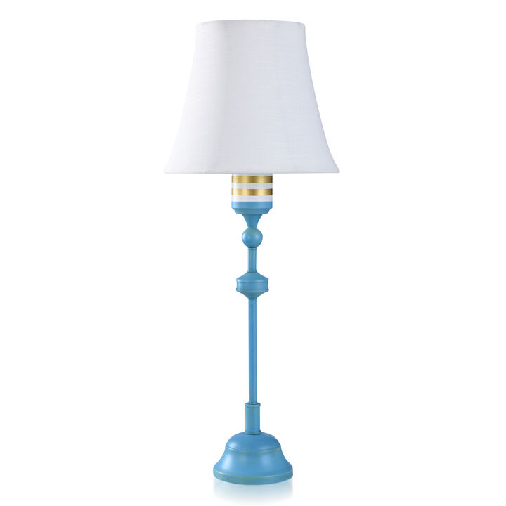 Aqua Metal Lamp