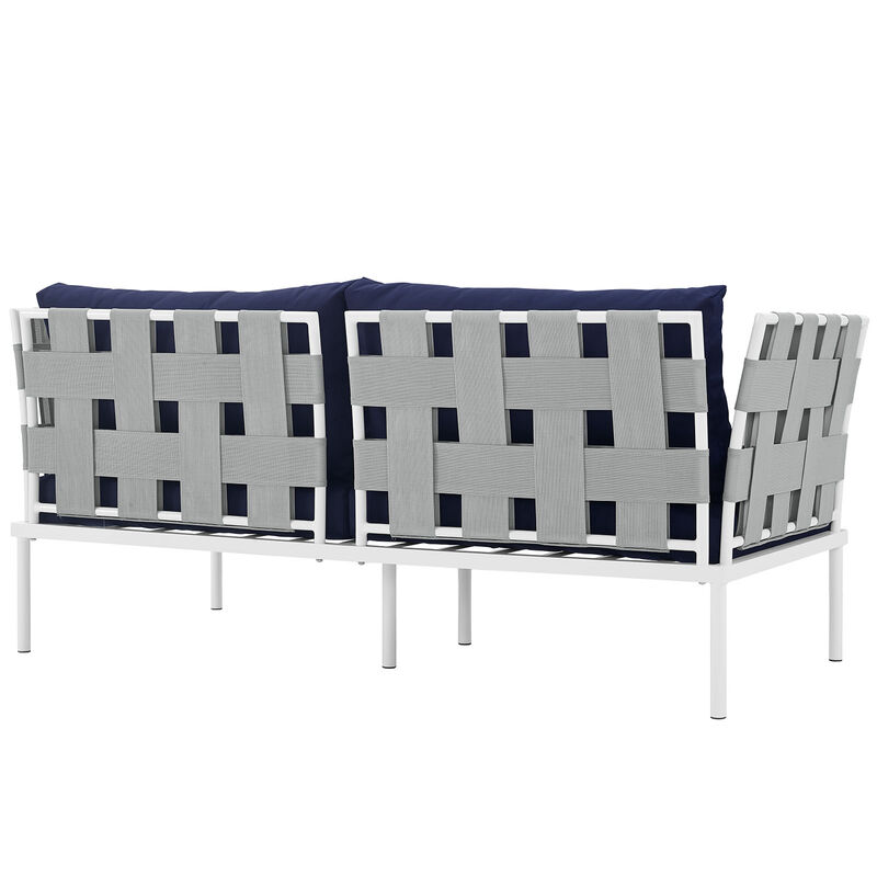 Modway - Harmony Outdoor Patio Aluminum Loveseat