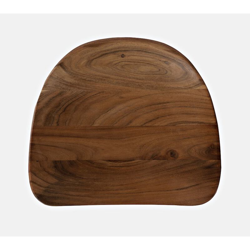 Jofran Nature's Edge Solid Acacia Counter Height Backless Stool (Set of 3)