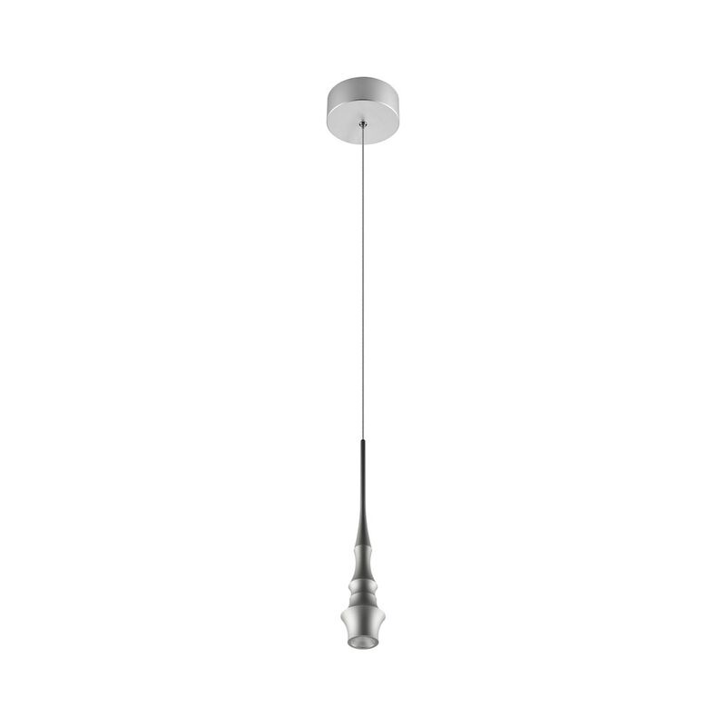 VONN Lighting Integrated LED Height Adjustable Pendant Light in Silver