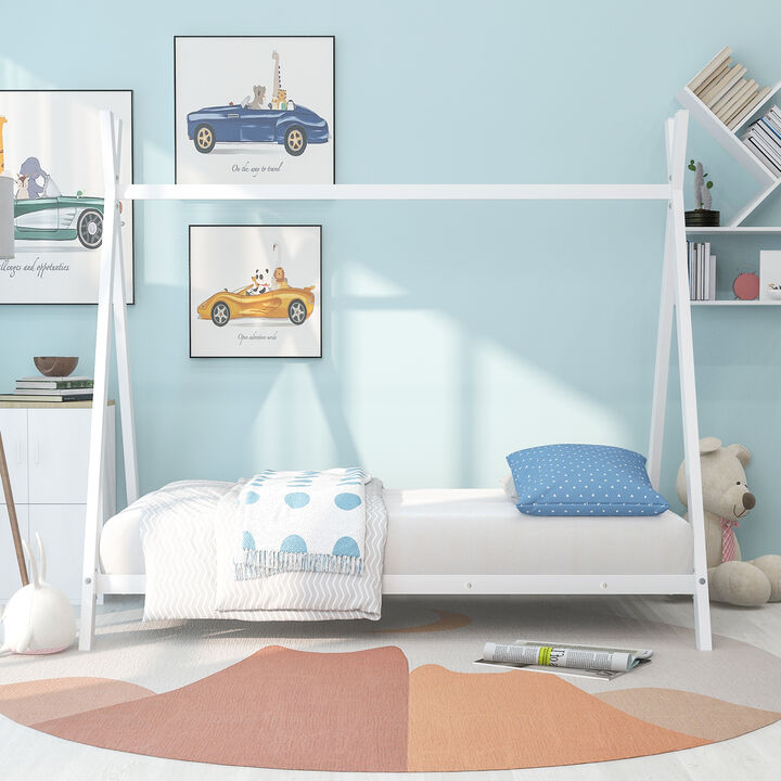 Merax House Bed Tent Bed Frame