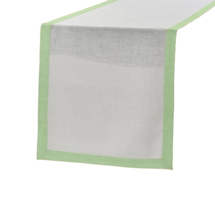 Solino Home 100% Pure Linen Table Runner 14 x 72 Inch | Classic