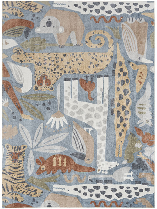 Astra Machine Washable ASW01 Multicolor 9' x 12' Rug