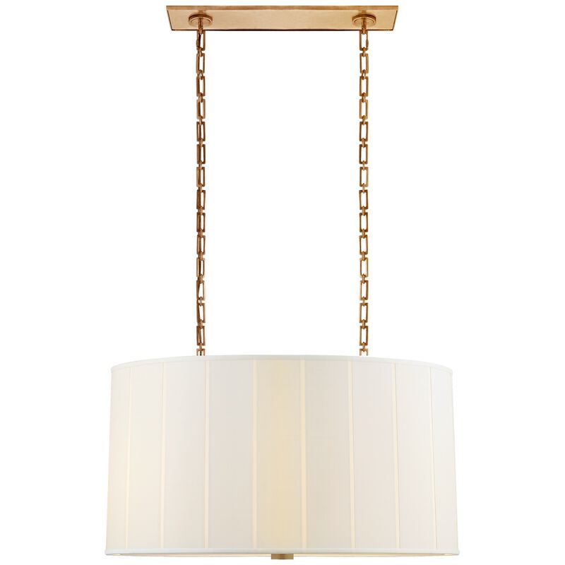 Perfect Pleat Oval Hang Shade