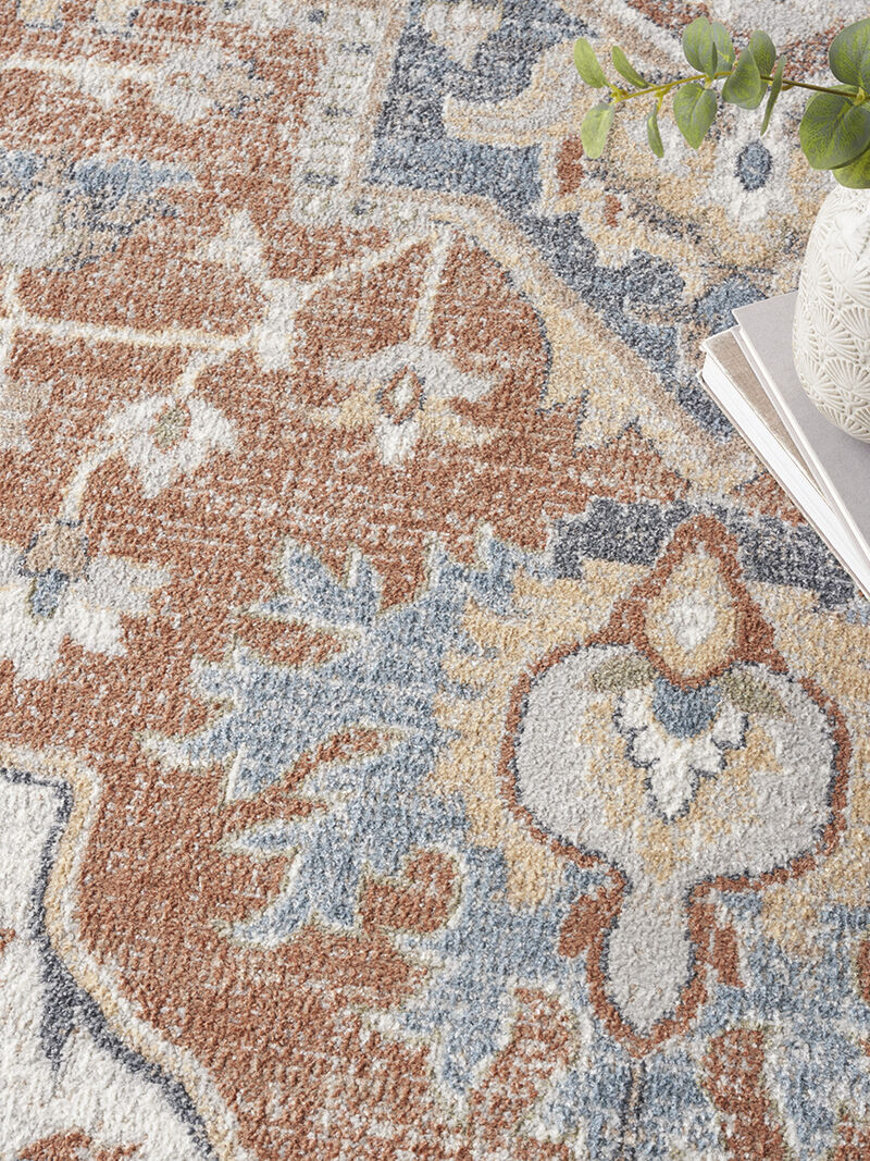 Astra Machine Washable ASW12 Gold/Multicolor 9' x 12' Rug