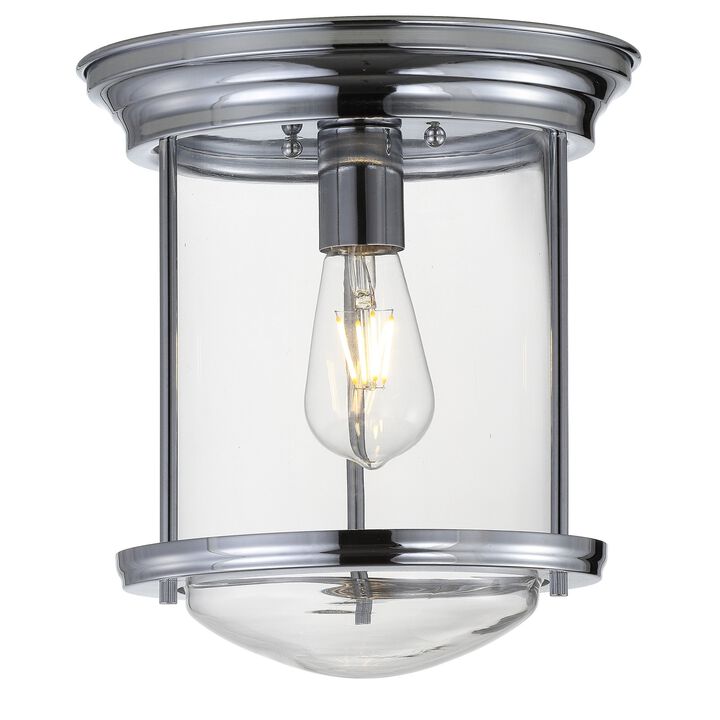 Savannah Metal/Glass LED Flush Mount