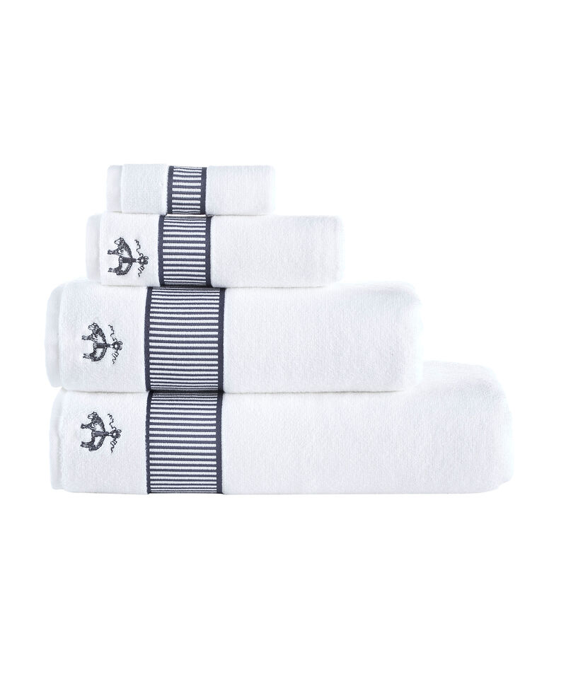 Brooks Brothers Fancy Border Wash Towel