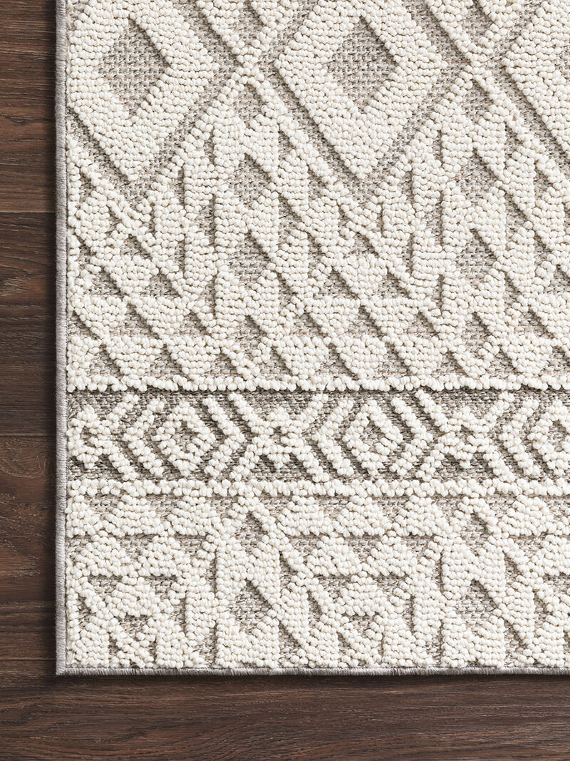 Cole Silver/Ivory 9'6" x 12'8" Rug