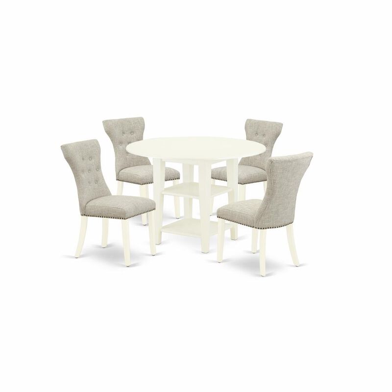 Dining Room Set Linen White