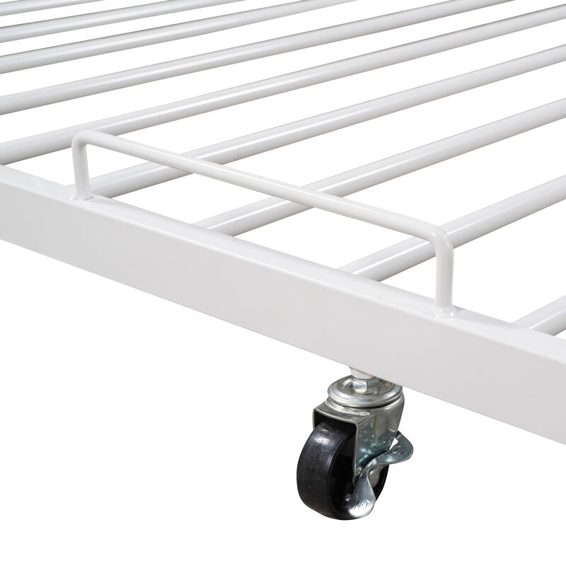 Merax Metal Platform Bed Frame with Trundle
