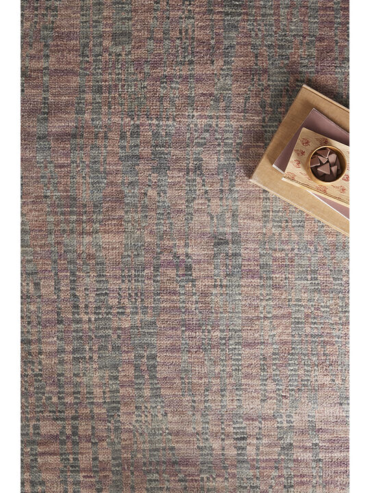 Daphne DAP04 Raspberry/Silver 18" x 18" Sample Rug