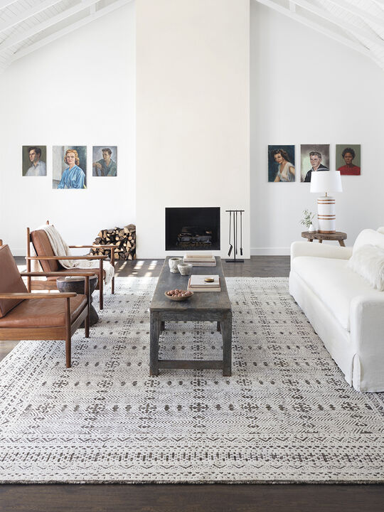 Origin OI01 Grey/Ivory 10' x 14' Rug