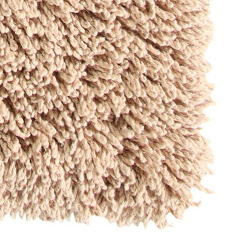 Knightsbridge Melbourne 220 GSF Non Skid Back Bath Rug 17 x 24 - Silver