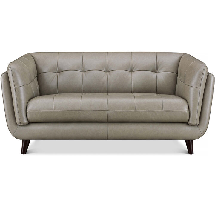 Solana Top Grain Leather Loveseat