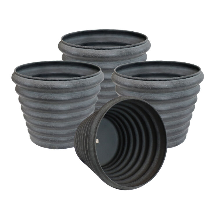 Molly Metal Outdoor Planter Set of 4