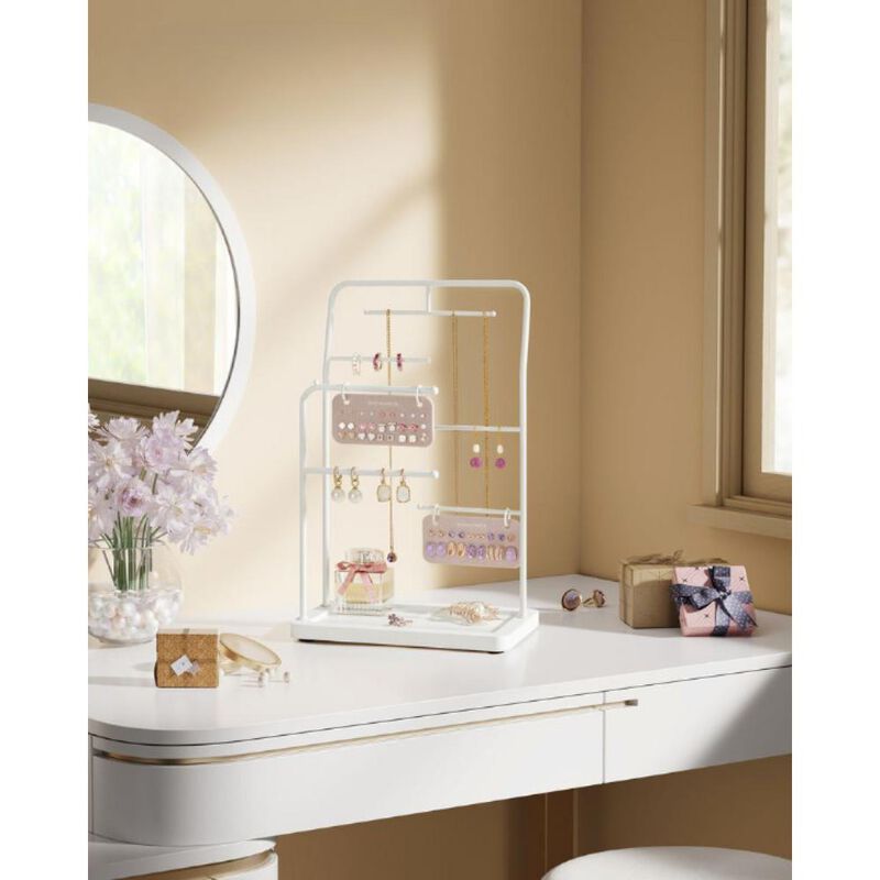 Jewelry Stand with 6 Hanging Rods