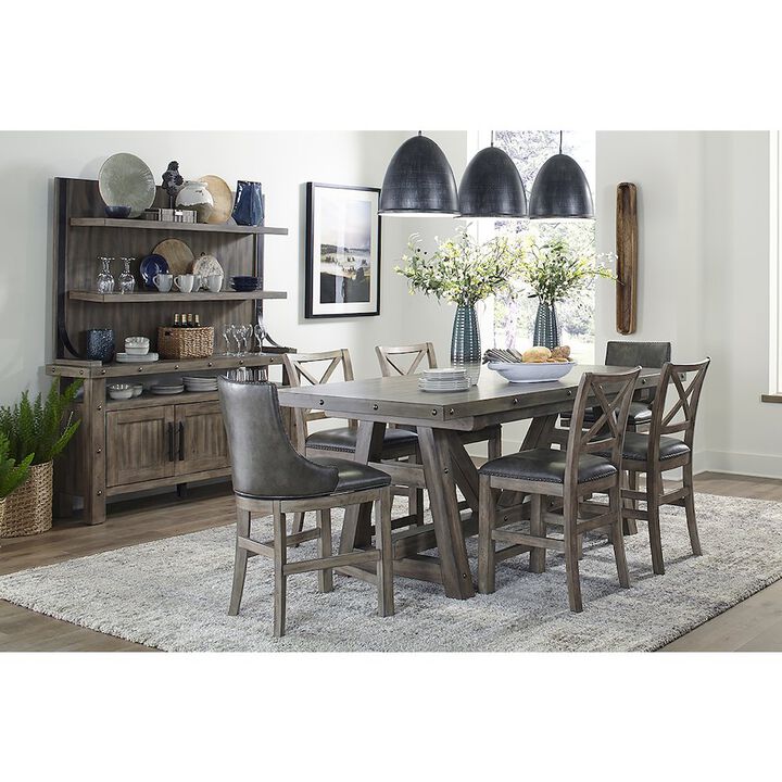 Parker House Furniture Parker House Lodge Dining Swivel Counter Sling Chair (2/CTN Sold in pairs)