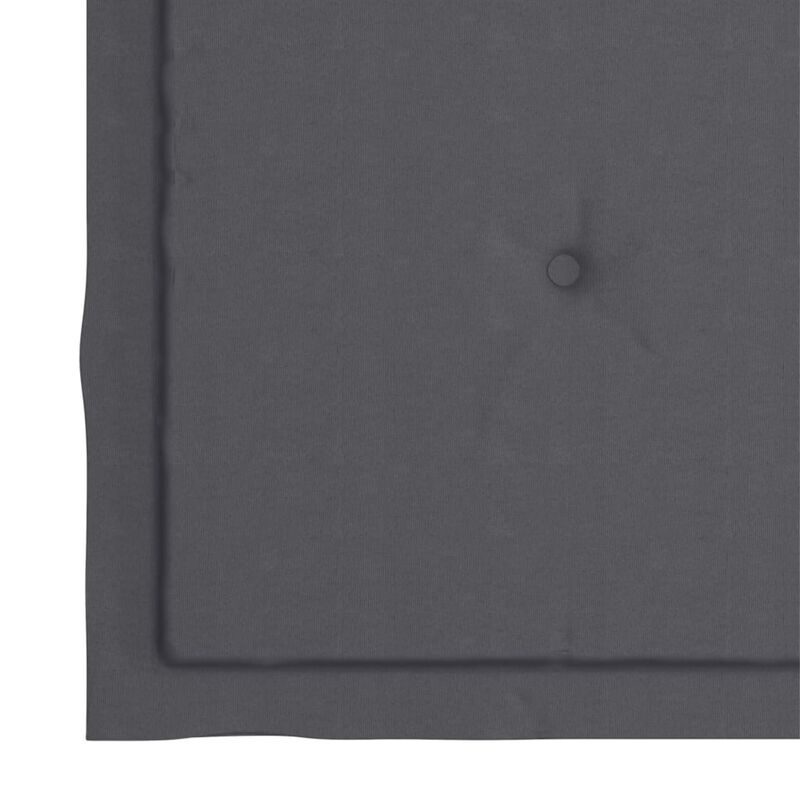 vidaXL Garden Chair Cushions 6 pcs Anthracite 15.7"x15.7"x1.6" Fabric