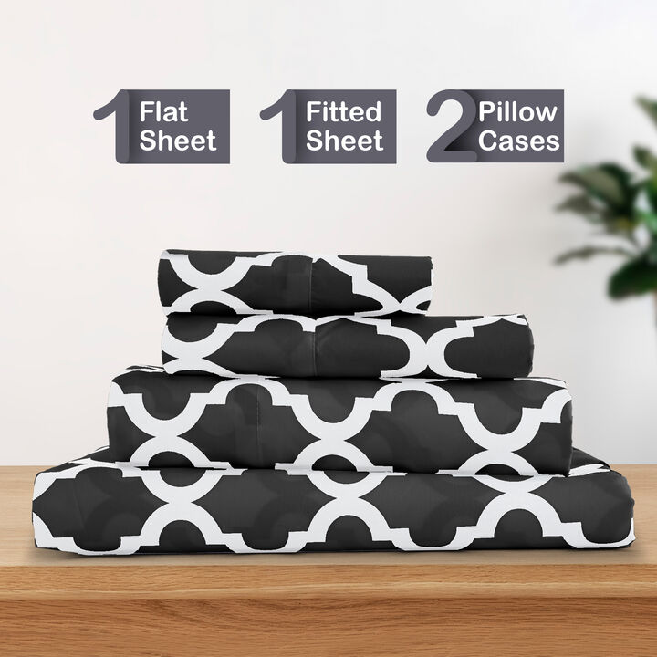 Lux Decor Collection Bed Sheets - Brushed Microfiber Sheet Set