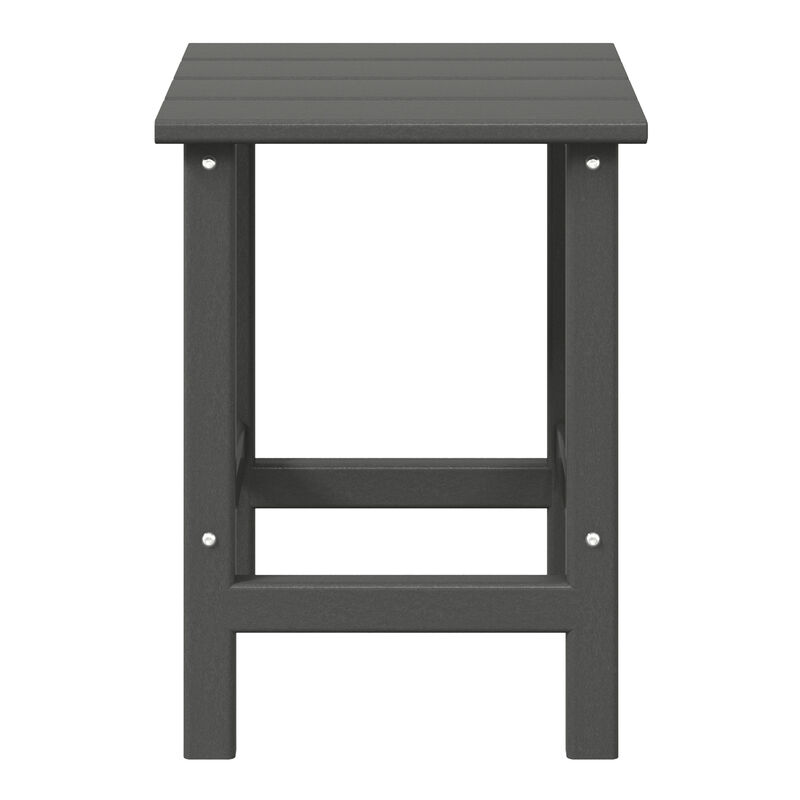 WestinTrends Westintrends 14" square outdoor Side table for Adirondack chair
