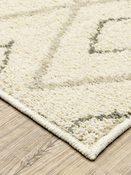 Carson 3'10" x 5'5" Ivory Rug