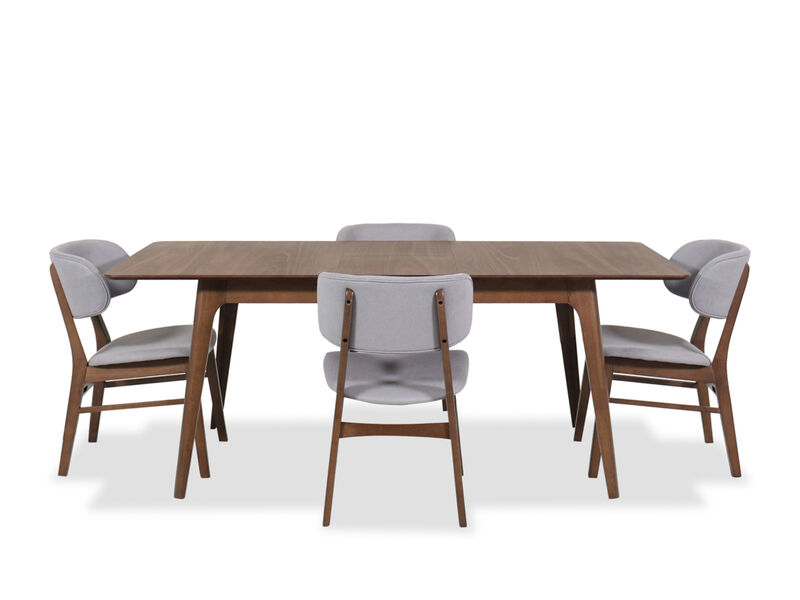 Valencia 5-piece Dining Set with Upholstered Chairs