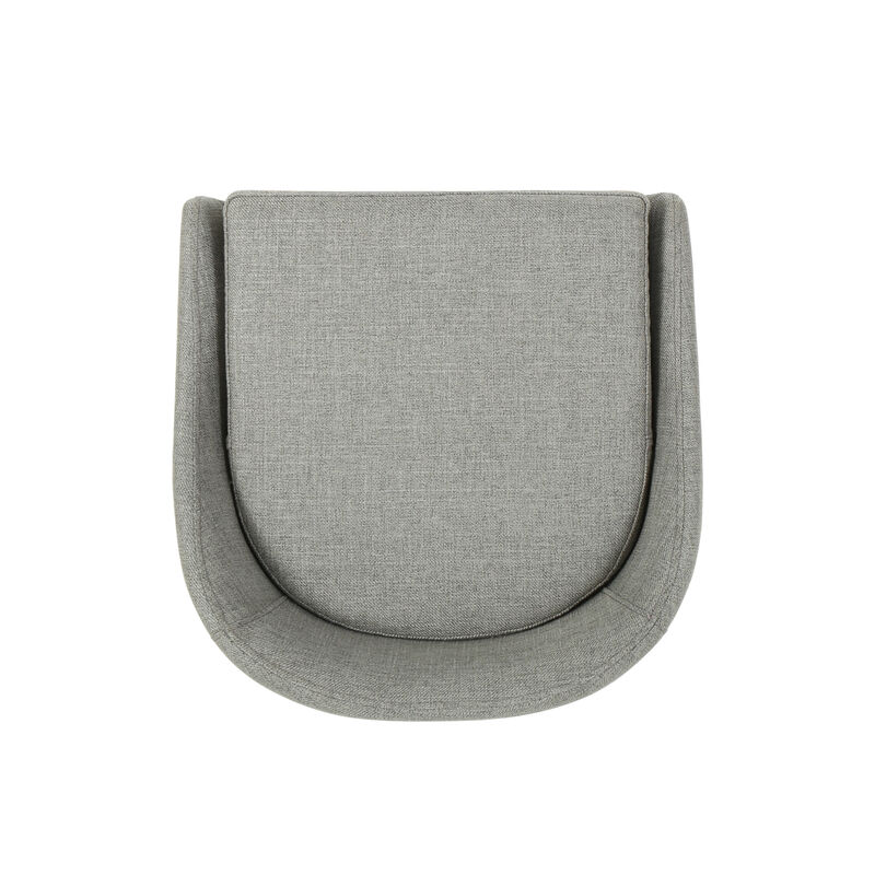 Modern Upholstered Counter Stools with Chrome Base (Set of 2)