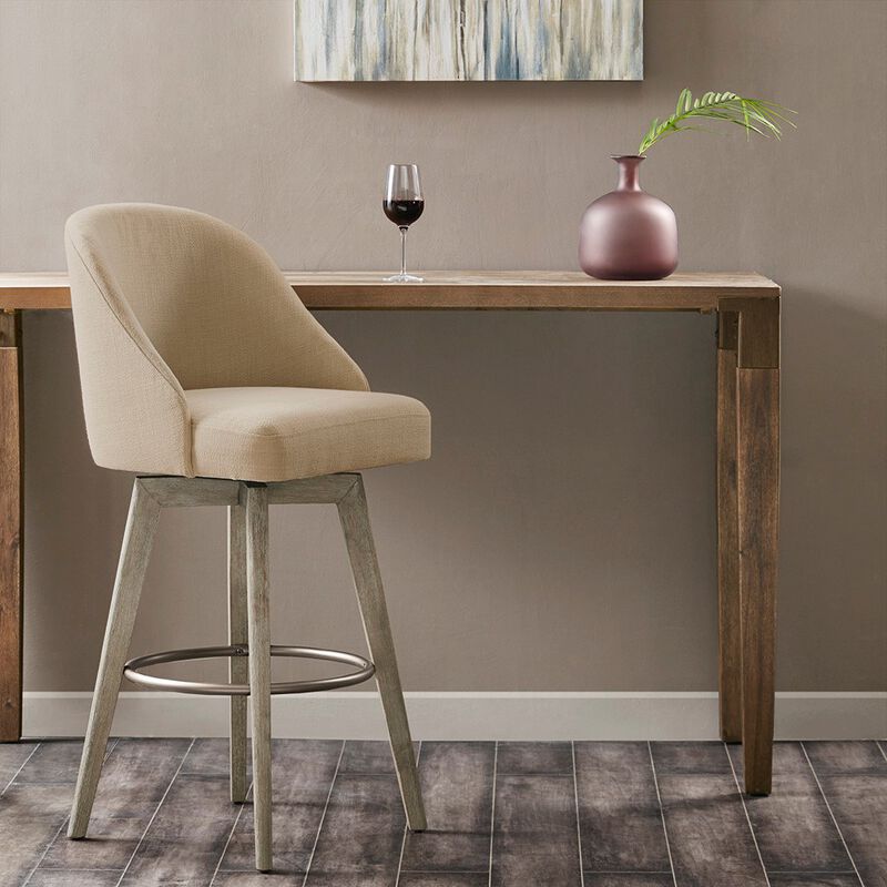 Gracie Mills Cathryn Experience Comfort and Style with Our Swivel Seat Bar Stool