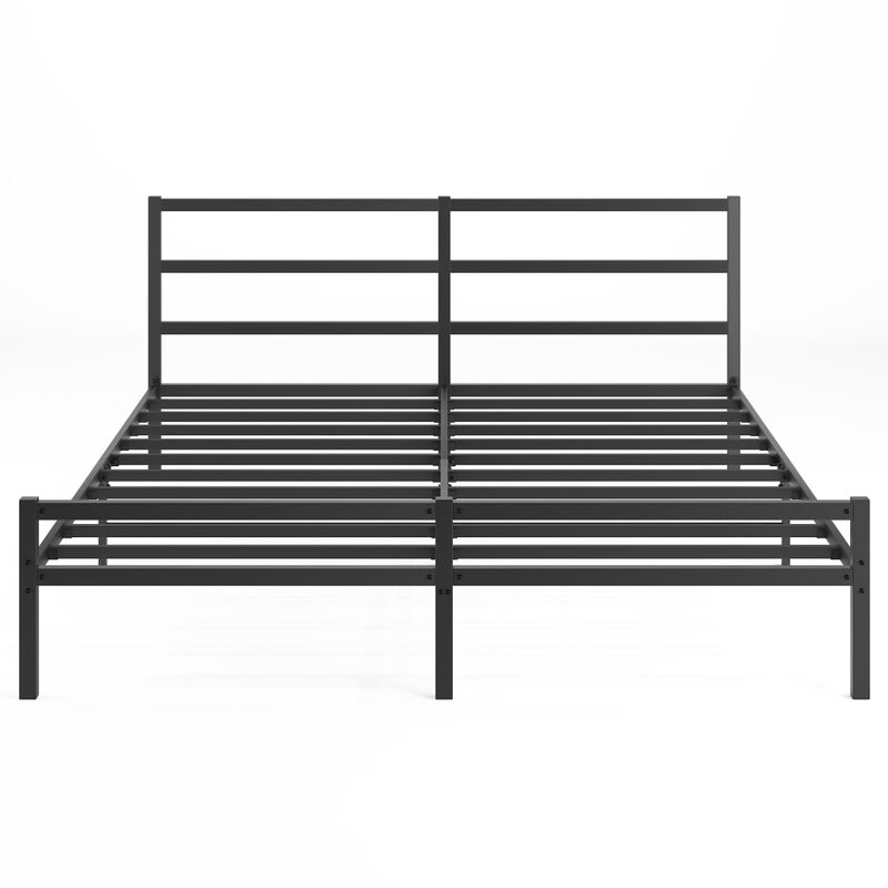 Streamdale King Metal Platform Bed Frame with Headboard