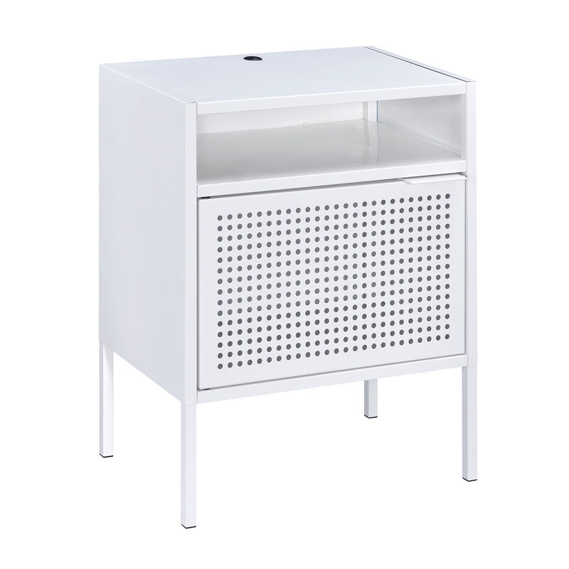 Gemma Nightstand in White