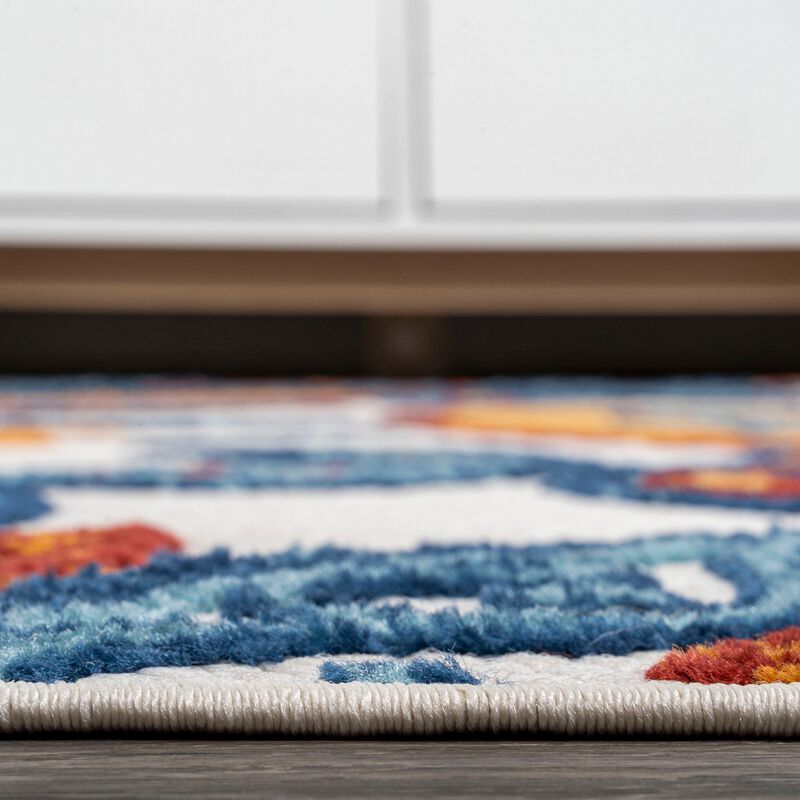 Julien Paisley High-Low Indoor/Outdoor Area Rug