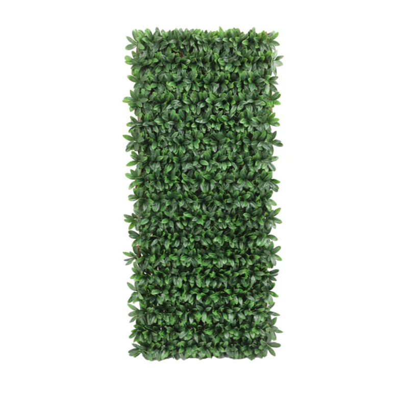Expandable Faux English Laurel Trellis Privacy Fence (Variable Size) UV Resistant - 72" x 36"