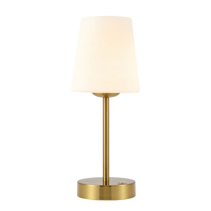 Carson Modern Minimalist Iron Rechargeable Integrated LED Table Lamp