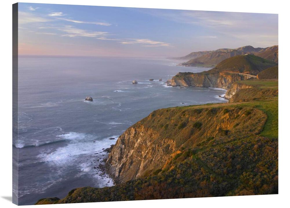 Bixby Bridge, Big Sur, California-Canvas Art-40x30
