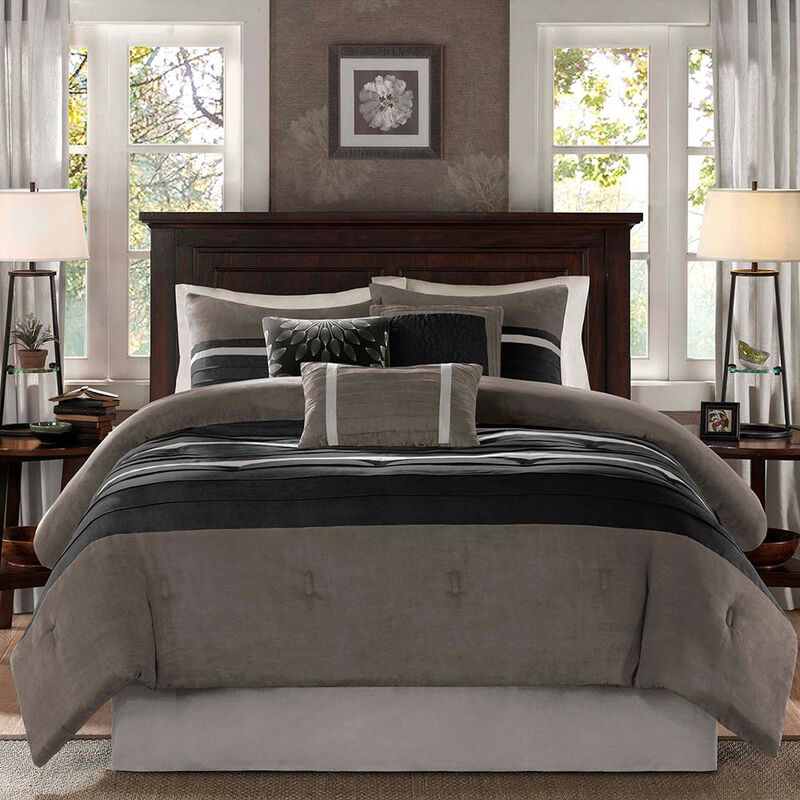 Belen Kox 7-Piece Polyester Micro Suede Comforter Set, Belen Kox