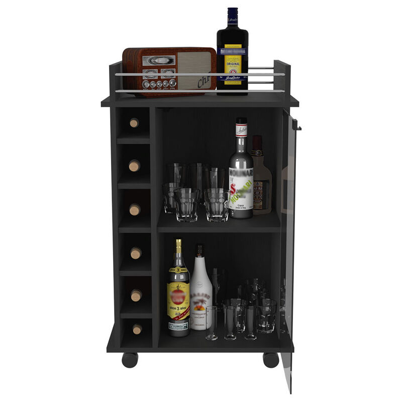Bar Cart Baltimore, Living Room, Black