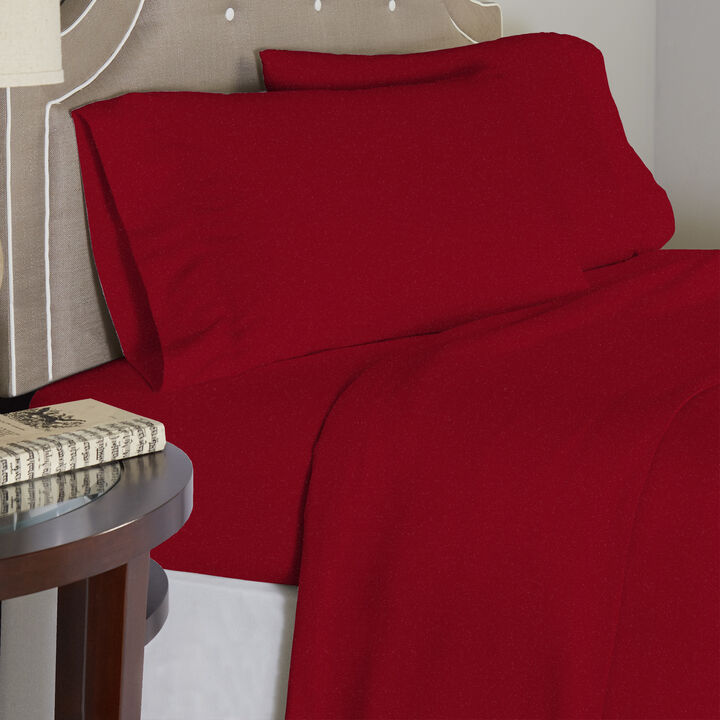 Pointehaven Superior Weight 175 GSM 100% Cotton Ashby Plaid Printed Flannel Deep Pocket 3 pc Sheet Set, Twin Extra Long