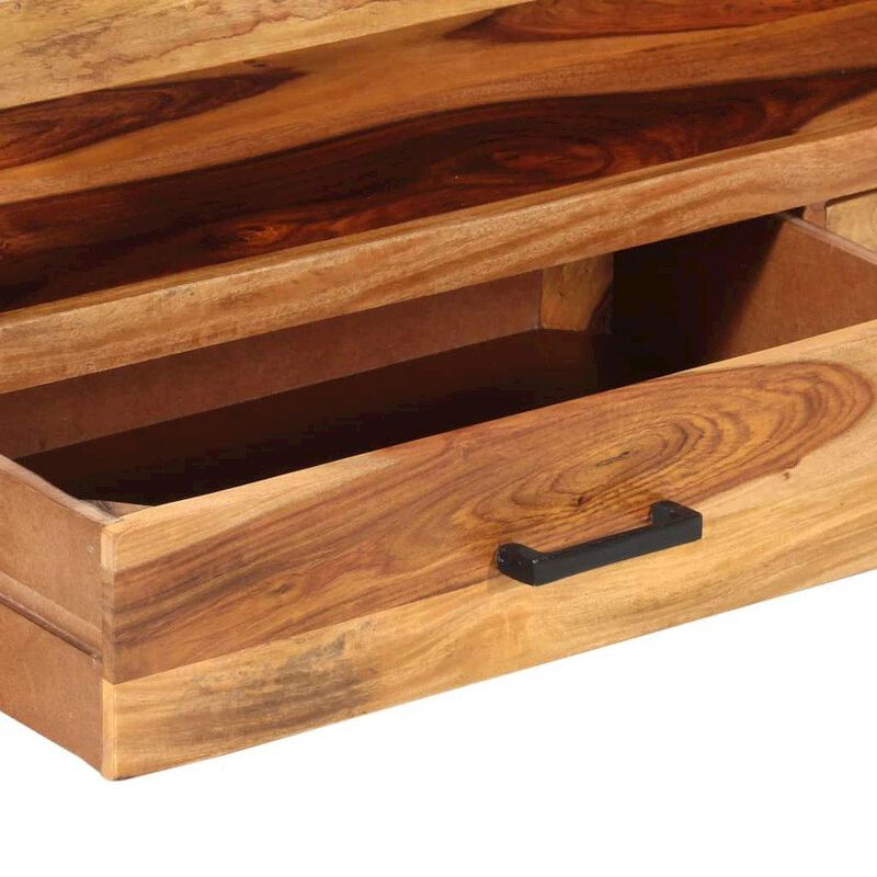 vidaXL TV Cabinet Solid Sheesham Wood