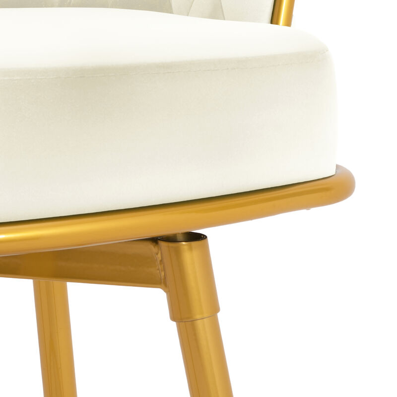 Merax Swivel Counter Height Bar Stools Set of 2