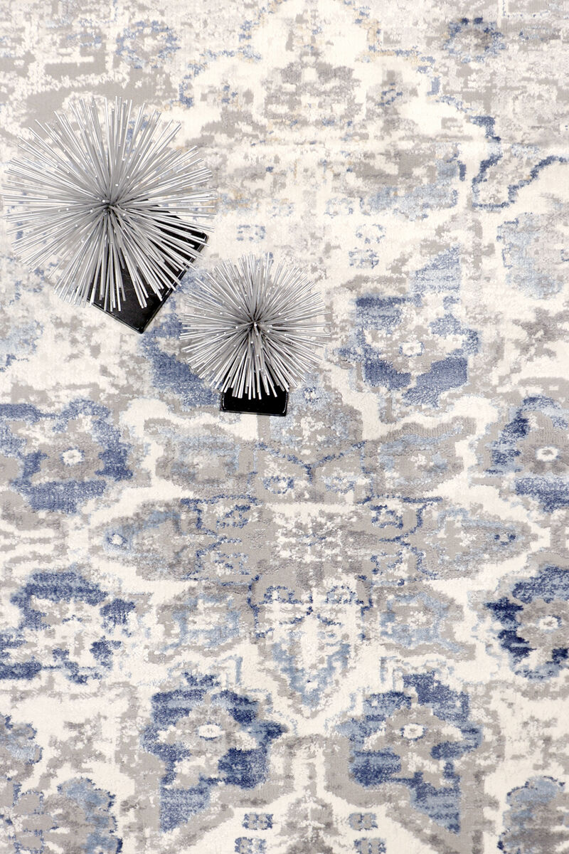 Pasargad Home Turkish Efes Design L. Grey Runner- 2' 6" X 6' 0"